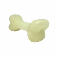 PUP-X Rubber Glow in the Dark Chew Bone Dog Toy - Durable, Floats, Chew Toy for Large Dogs | USA