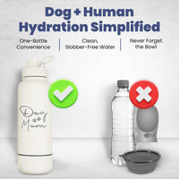 Rubyloo Travel Bottle & Detachable Dog Bowl