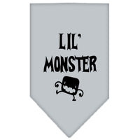 Halloween Pet and Dog Bandana Screen Printed, "Lil Monster"