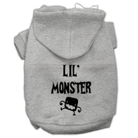 Halloween Pet Hoodie Screen Printed, "Lil Monster"