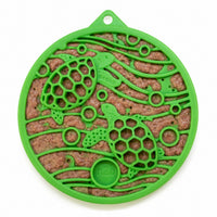Water Nylon eCoin Durable Enrichment Snacking Coin for Dogs | USA-Made Lick Mat Alternative