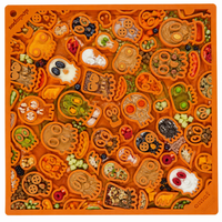 Zombie eMat - Enrichment Lick Mat for Dogs and Cats | Halloween Skull Design | SodaPup
