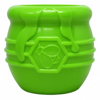 Honey Pot Dog eCup Treat Dispenser | Durable PUP-X Rubber Enrichment Toy | USA Made - Limited Edition Apple Green