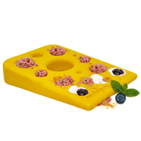 Swiss Cheese Wedge Nylon Dog Chew Toy for Aggressive Chewers | SodaPup