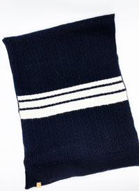 Cashmere Blend Scarf sets for Pets and their humans, Black and White