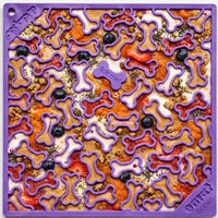 Bones eMat - Enrichment Lick Mat for Dogs and Cats | eMat Enrichment Toy for Anxiety Relief | SodaPup