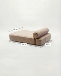 The Modern Day Bed — Boucle Lounge Dog Bed | High-Density Foam, Waterproof Lined, Washable