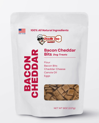 Homemade Dog Treats - Bacon Cheddar Bits Treat 1/2lb
