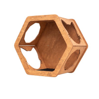 Wooden Cat Shelf Oak