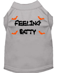 Halloween Pet Dog & Cat Shirt Screen Printed, "Feeling Batty"