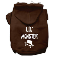 Halloween Pet Hoodie Screen Printed, "Lil Monster"