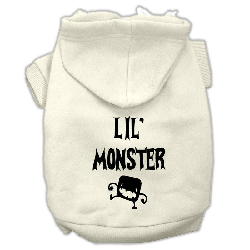 Halloween Pet Hoodie Screen Printed, "Lil Monster"