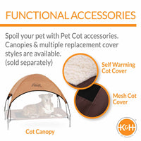 K&H Original Bolster Elevated Dog Cot