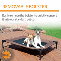 K&H Original Bolster Elevated Dog Cot