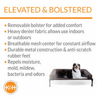 K&H Original Bolster Elevated Dog Cot
