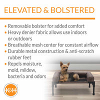 K&H Original Bolster Elevated Dog Cot