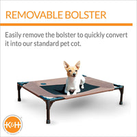 K&H Original Bolster Elevated Dog Cot