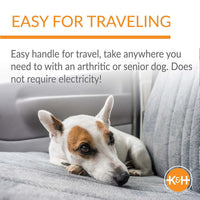 K&H Reusable Microwavable Pet Bed Warmer for Indoor & Outdoor Use with Dogs and Cats