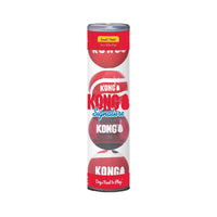 KONG Signature Fetch Dog Toy Balls, Multi-Pack