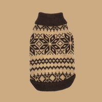 The Latte | Beige Turtleneck Dog Sweater