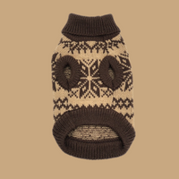 The Latte | Beige Turtleneck Dog Sweater