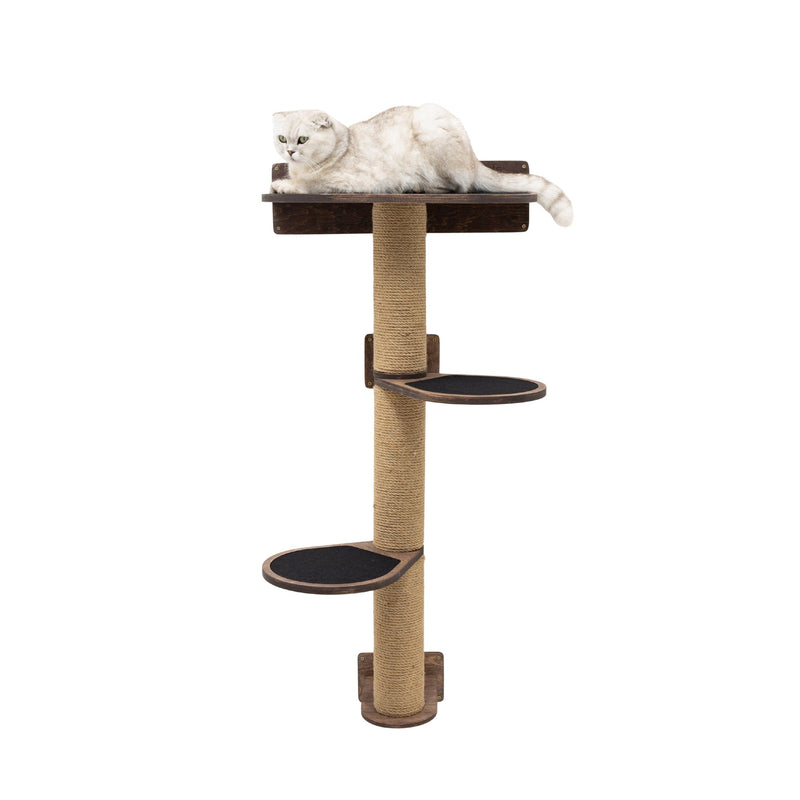 Medium Cat Tree – Dark Walnut