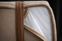 The Modern Day Bed — Boucle Lounge Dog Bed | High-Density Foam, Waterproof Lined, Washable