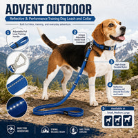 Pet Life Advent Reflective Collar & Leash Set