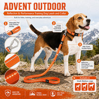 Pet Life Advent Reflective Collar & Leash Set