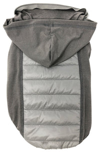 Pet Life ® 'Apex' Lightweight Hybrid 4-Season Stretch and Quick-Dry Dog Coat w/ Pop out Hood