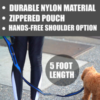 Pet Life Echelon Convertible Hands-Free Leash and Walking Belt