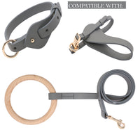 Pet Life Ever-Craft Faux-Leather Dog Collar