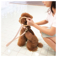 Pet Life Ever-Craft Beechwood & Microfiber Dog Leash