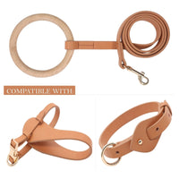 Pet Life Ever-Craft Beechwood & Microfiber Dog Leash