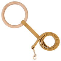 Pet Life Ever-Craft Beechwood & Microfiber Dog Leash