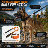 Pet Life Geo-prene Padded Collar & Leash Set