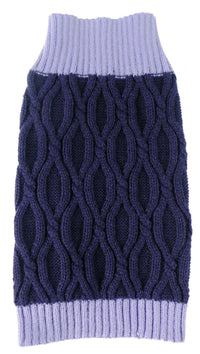 Pet Life ® Oval Weaved Heavy Knitted Fashion Designer Dog Sweater