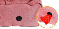 Pet Life Posh Walk Leash Purse and Waste-Bag Dispenser