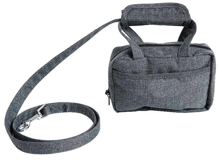 Pet Life Posh Walk Leash Purse and Waste-Bag Dispenser