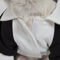 Pet Life ® 'Varsity-Barkcity' Buckled Collared Dog Coat Jacket