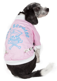 Pet Life ® 'Varsity-Barkcity' Buckled Collared Dog Coat Jacket