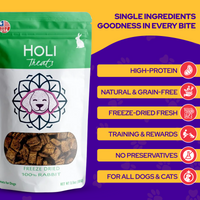 Rabbit Dog Treats - Freeze-Dried - Single Ingredient