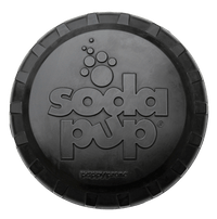 Magnum Bottle Top Flyer Rubber Frisbee for Heavy Chewers | Large | USA Made