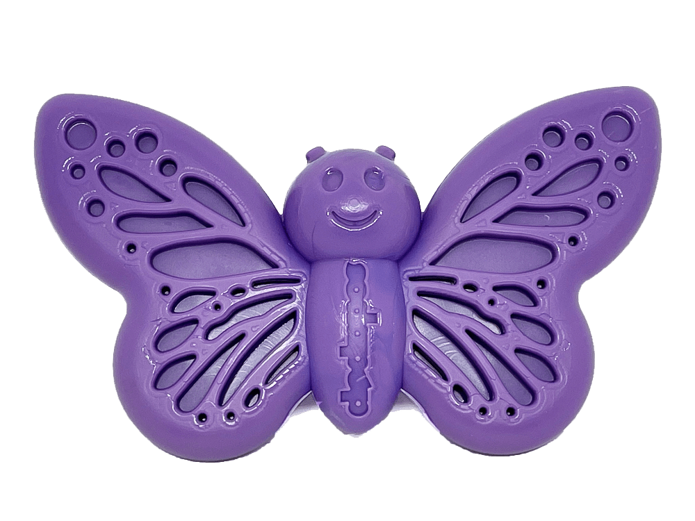 Butterfly Nylon Chew & Enrichment Toy | 2-in-1 for Aggressive Chewers | SodaPup