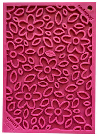 Flower Power emat - Enrichment Lick Mat for Dogs and Cats | Flower Design | USA Made