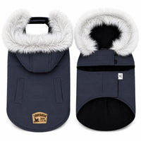 Touchdog 'Eskimo-Swag' Duck-Down Insulated Winter Dog Coat Parka